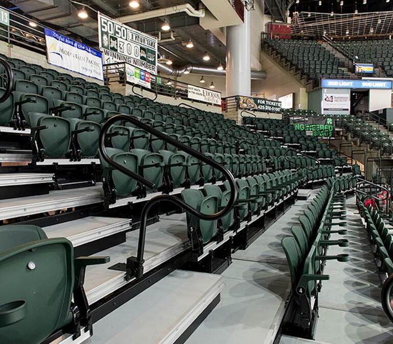 Angel of the Winds Arena case study with Irwin Seating VersaTract