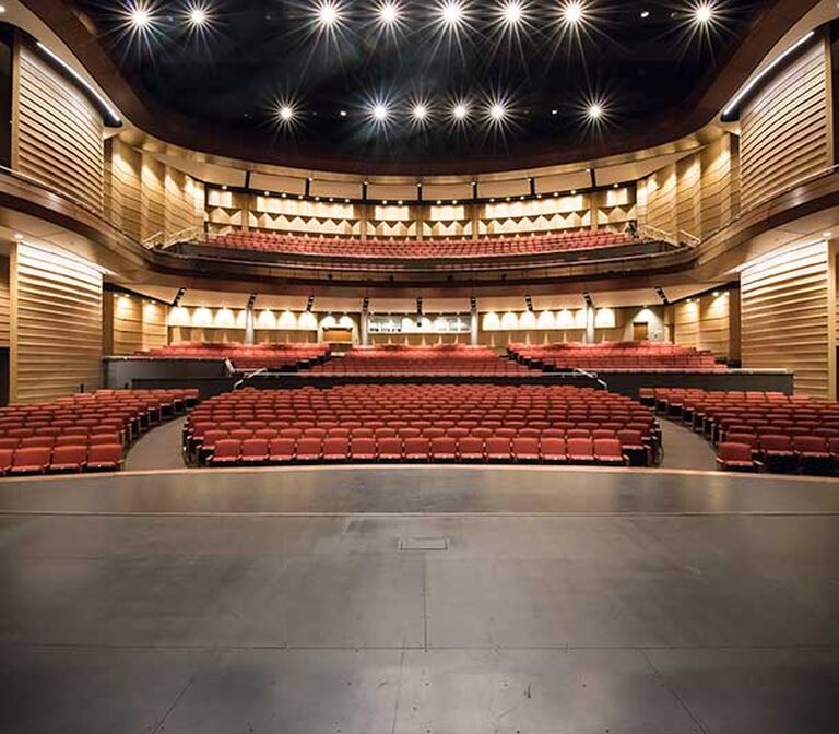 Austin ISD Performing Arts Center with custom Allegro audience seating ...