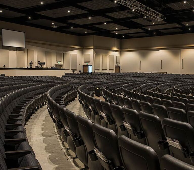 Bonita Valley Community Church auditorium with model 51.12.56.4 Marquee ...