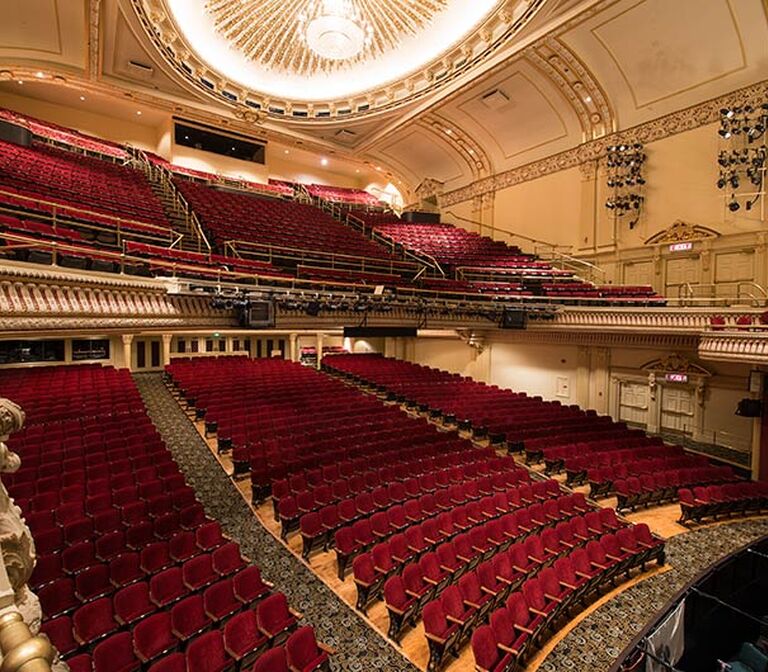 Capitol Theatre with restored historic performing arts center seating ...