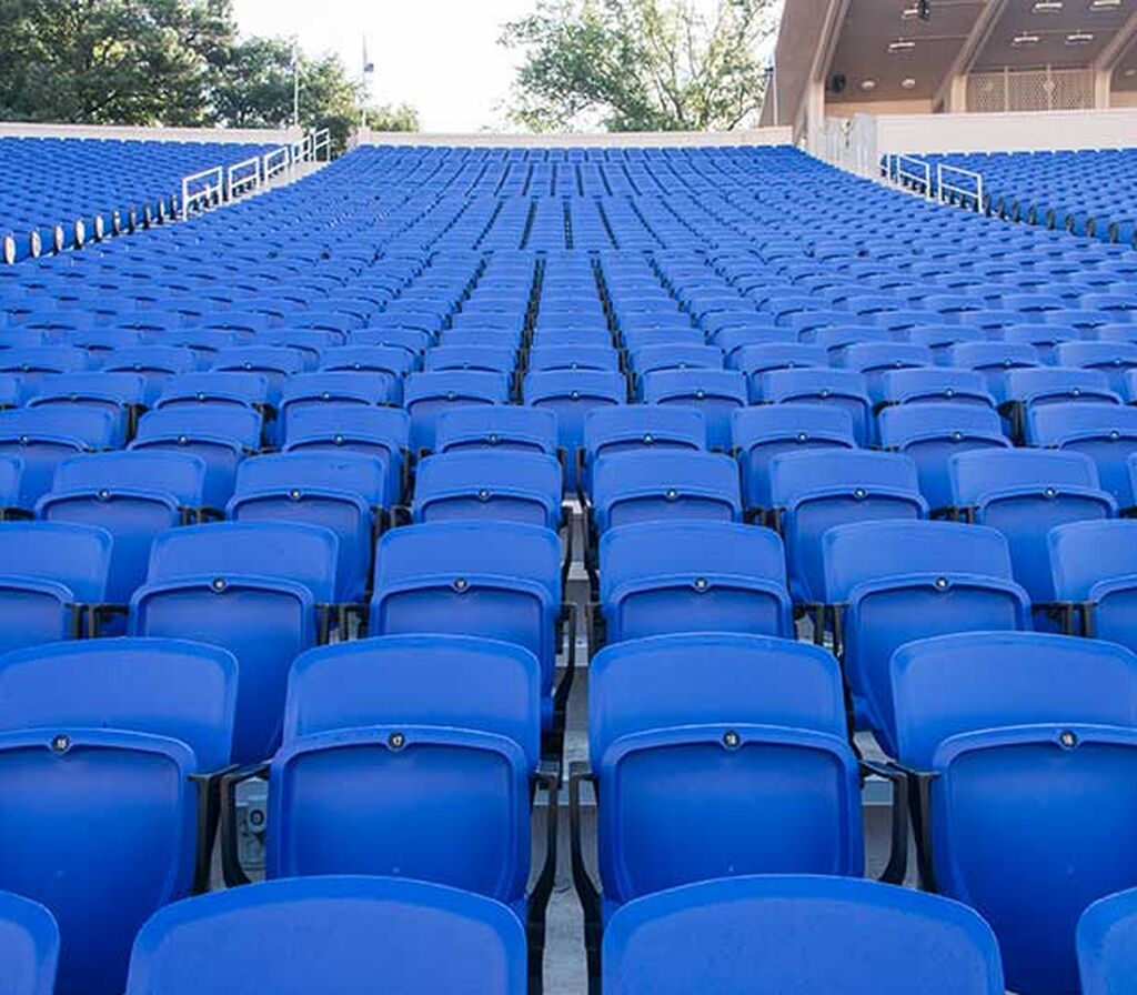 Duke University Wallace Wade Stadium with Irwin Seating model 115.115 ...