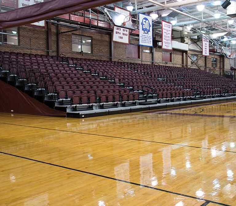 Florida State University Tully Gymnasium with model 4500 bleachers with ...