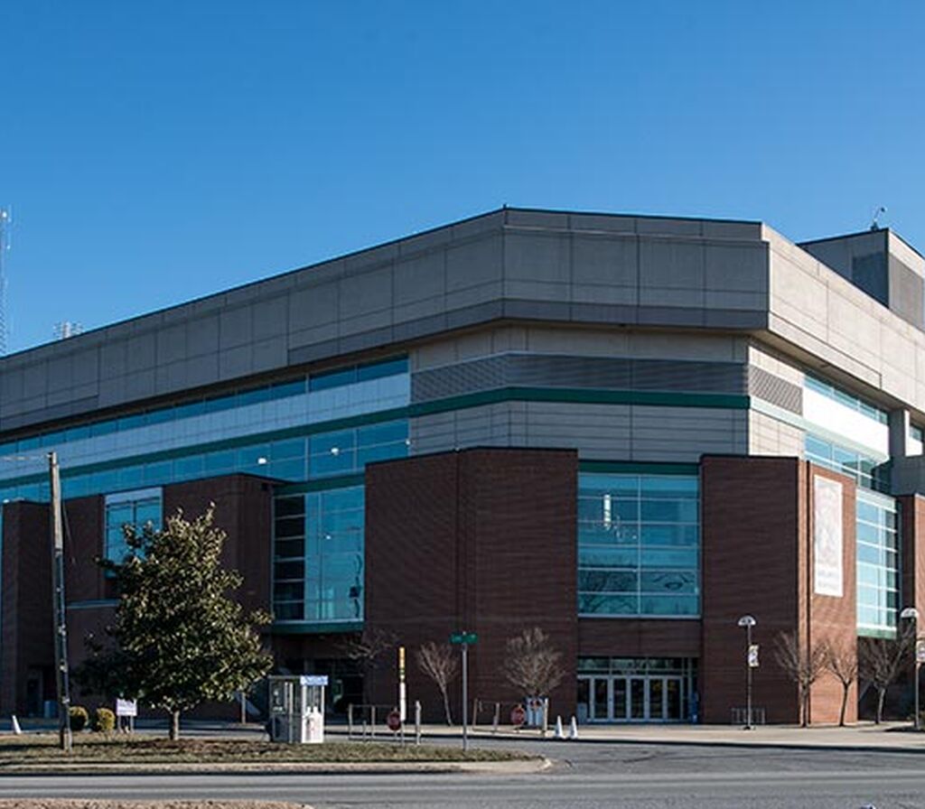 Greensboro Coliseum with models 47.12.00.4 Millennium fixed stadium ...