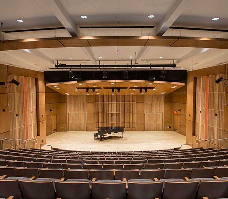 IUSB Recital Hall with Irwin Seating model 37.12.17.4 Andante | Irwin ...