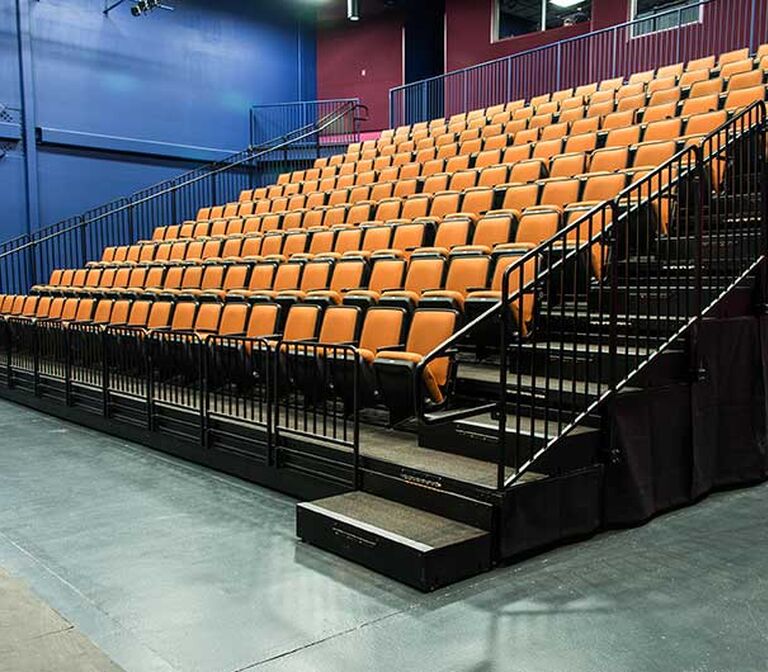 Jenny Wiley Theatre with forward fold Citation chairs on a Prestige