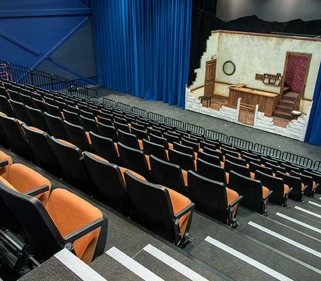 Jenny Wiley Theatre with forward fold Citation chairs on a Prestige