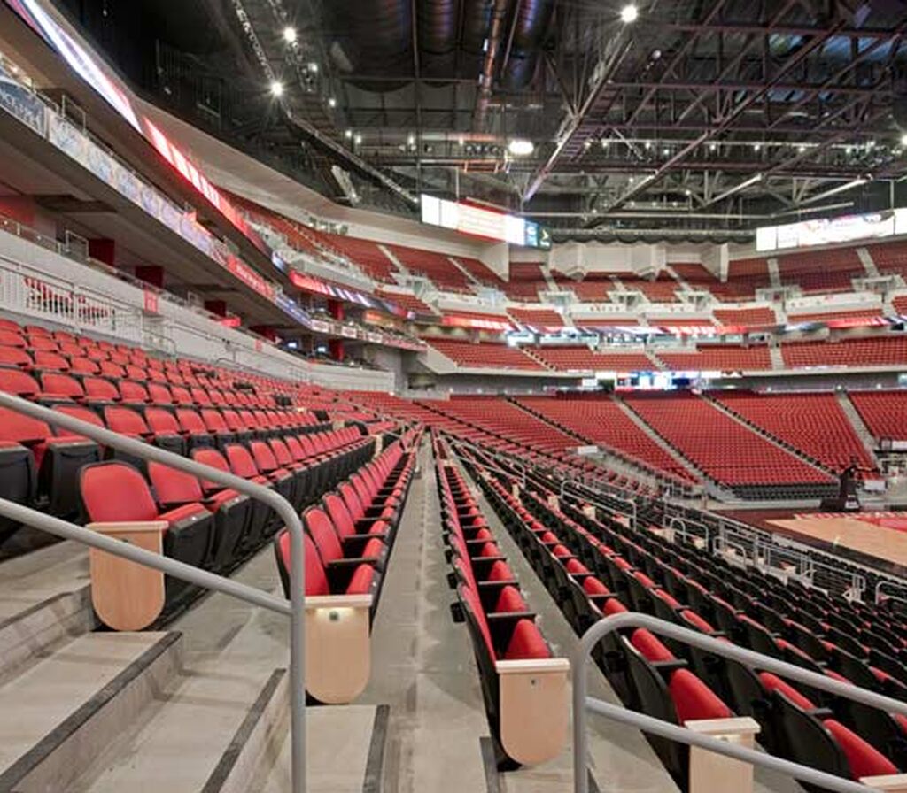 KFC Yum! Center with Irwin Seating Millennium and Marquee chairs and