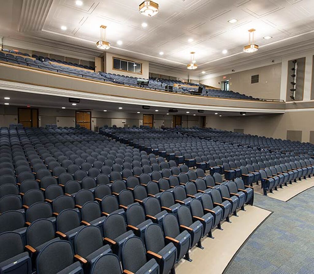 Kenmore West High School fixed audience seating by Irwin Seating with