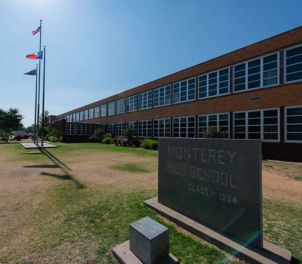 Monterey High school with model 51.12.10.4 Marquee theater-style ...