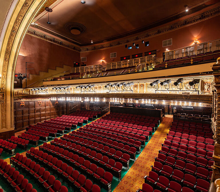 Murphy Theatre performing arts seating case study Irwin Seating