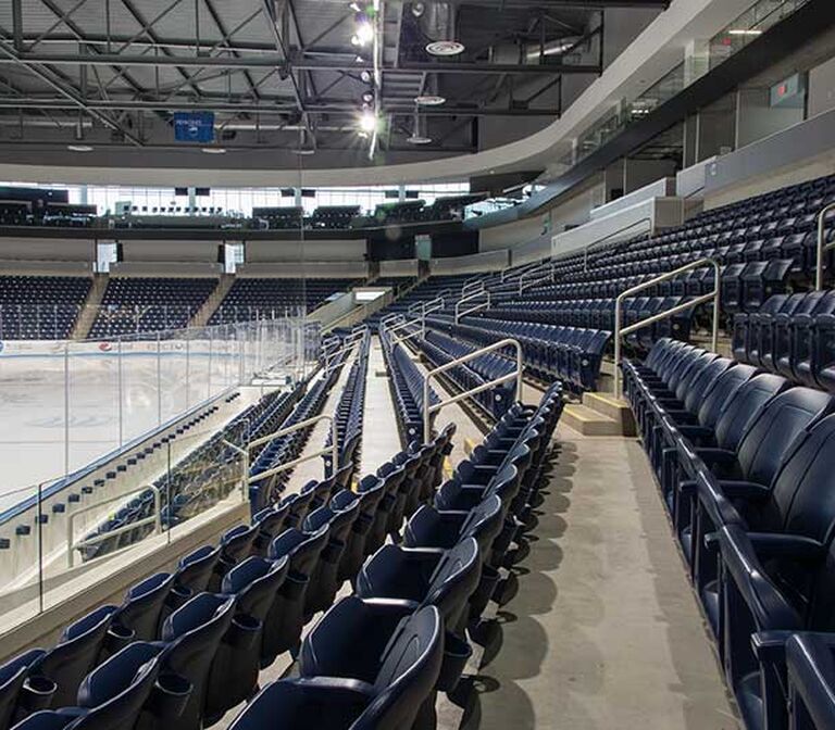 Penn State University Pegula Ice Arena with Irwin Seating Patriot ...