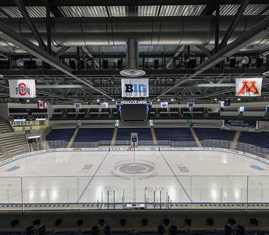 Penn State University Pegula Ice Arena with Irwin Seating Patriot