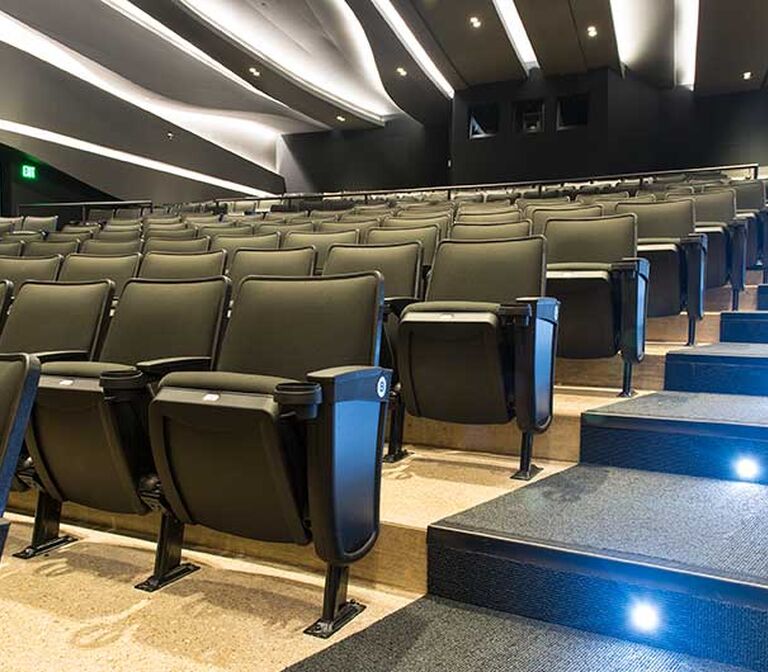 Perot Museum of Nature and Science with citation theater chairs