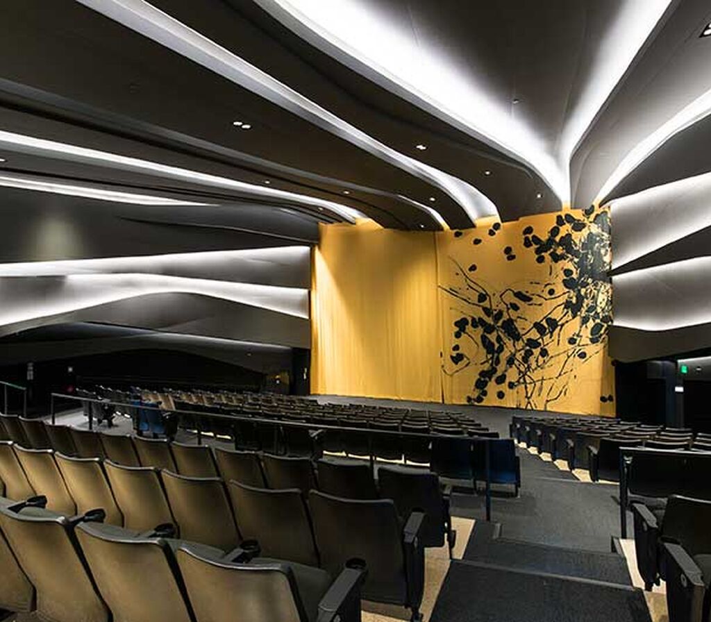 Perot Museum of Nature and Science with citation theater chairs ...