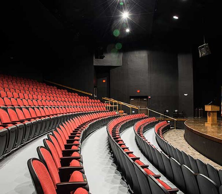 Polk State College Fine Arts Center with Irwin Seating model 91.12.56.4 ...