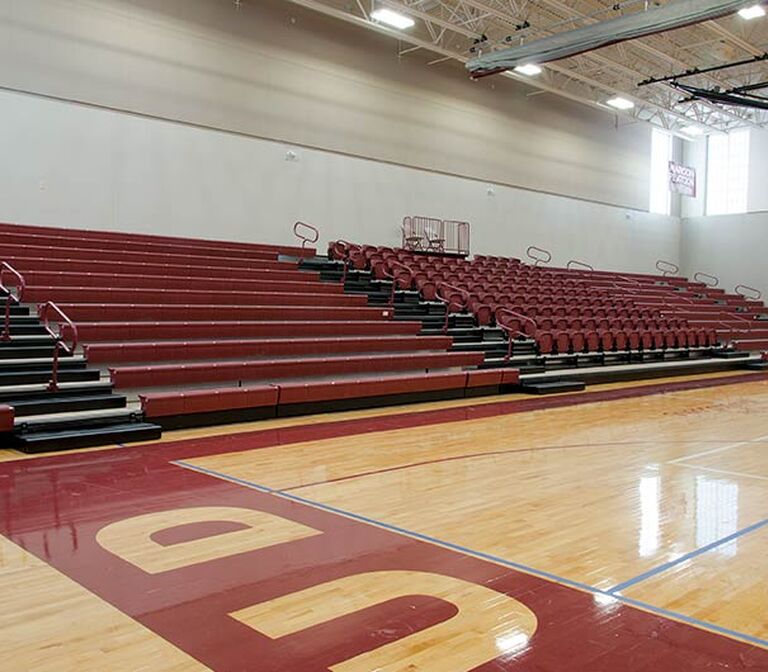 Red Bud High School with model 4500 bleachers with Infinity seat ...