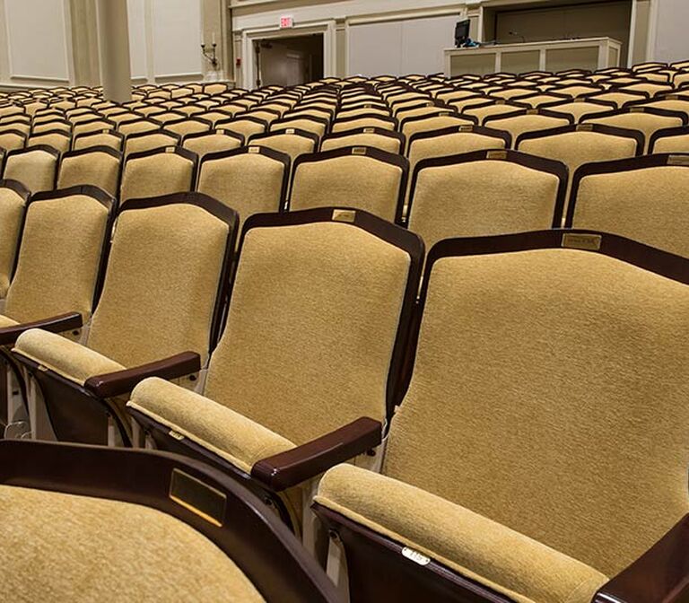 St. Cecilia Music Center With Custom Replica Fixed Audience Seating 