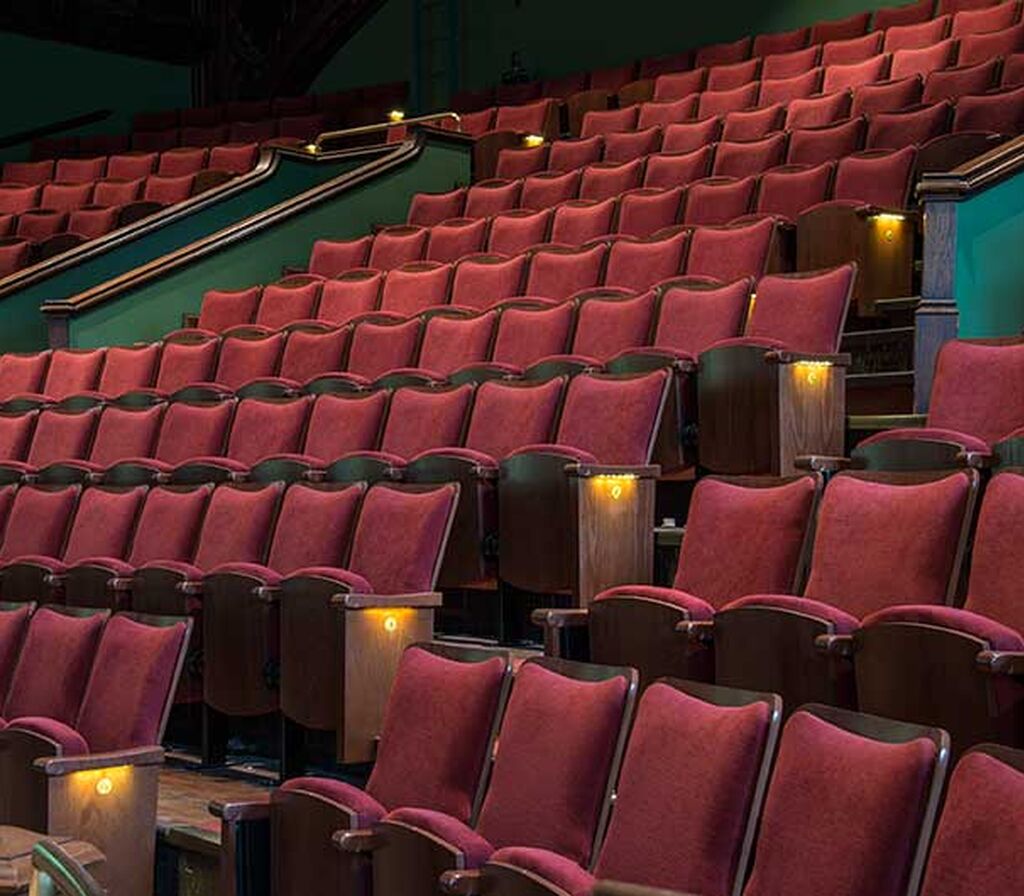 University of Chicago's Mandel Hall Theatre with Irwin Seating model 27