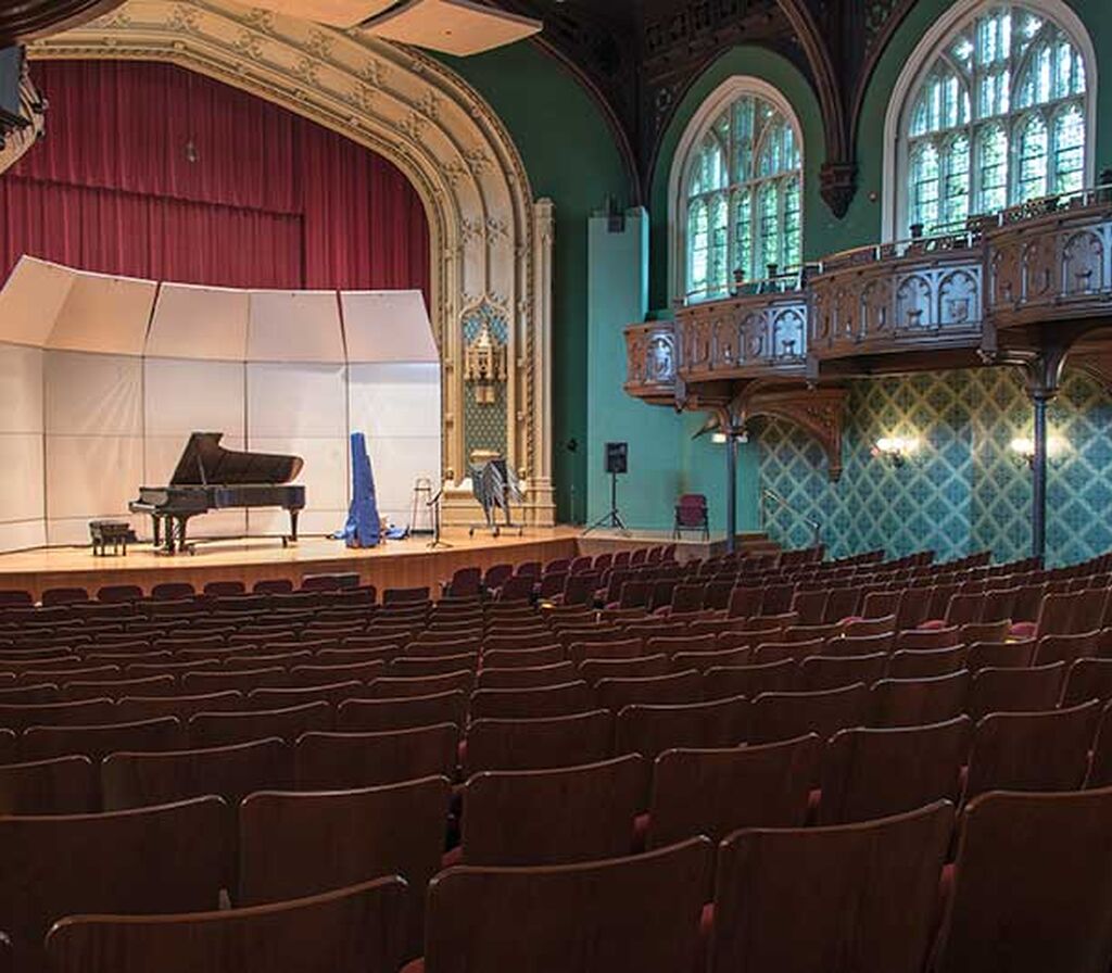 University of Chicago's Mandel Hall Theatre with Irwin Seating model 27