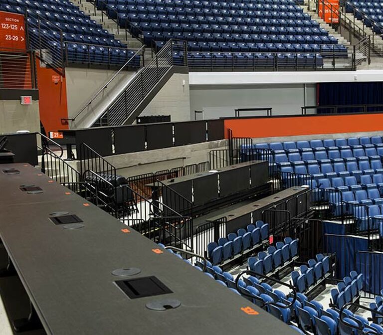 University of Florida O'Connell Center with fixed arena seating model ...